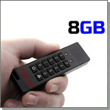 USB-Flash накопитель на 8GB с ПИН-кодом HTI PRO-1 8GB
